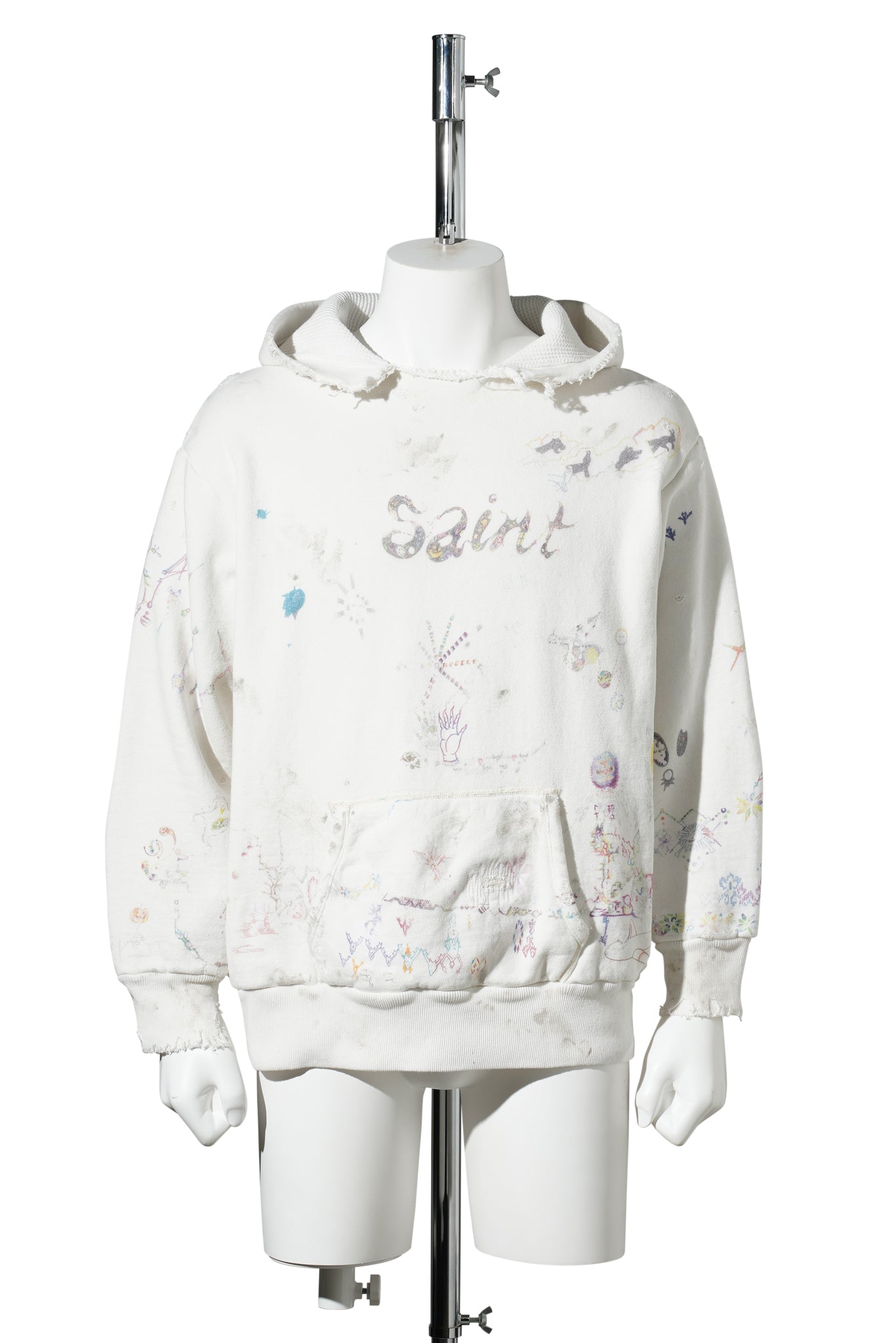 SAINT Mxxxxxx x Coco Star Sim COCO_DOUBLE FACE HOODIE / WHITE