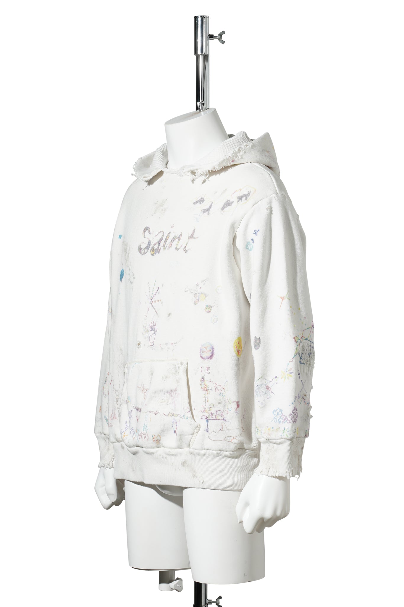 SAINT Mxxxxxx x Coco Star Sim COCO_DOUBLE FACE HOODIE / WHITE