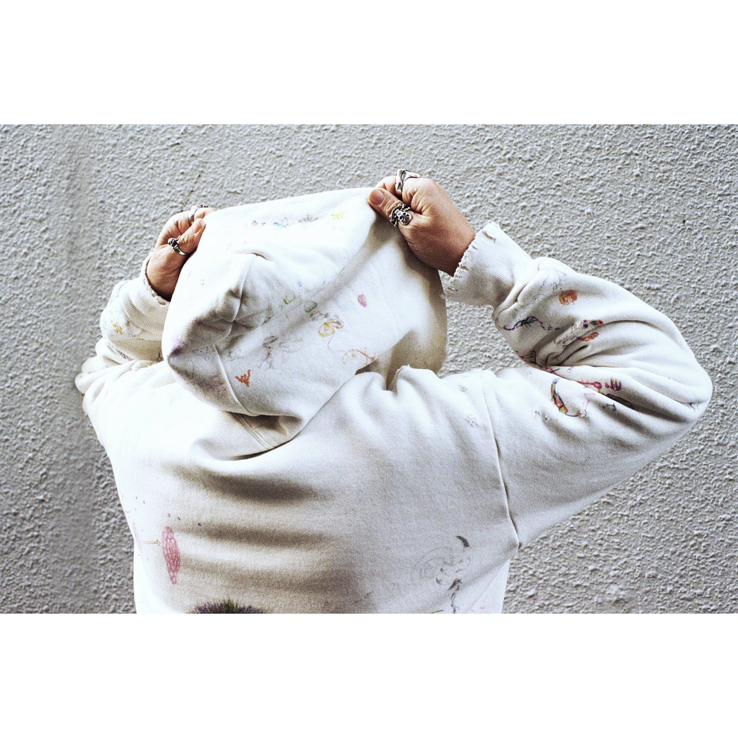 SAINT Mxxxxxx x Coco Star Sim COCO_DOUBLE FACE HOODIE / WHITE