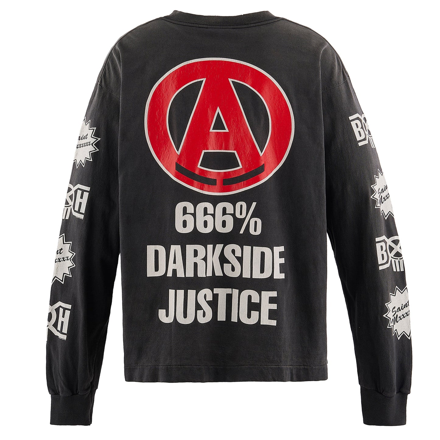 SAINT Mxxxxxx x BOUNTY HUNTER BH_LS T-SHIRT/SAINTY HUNTER / BLACK