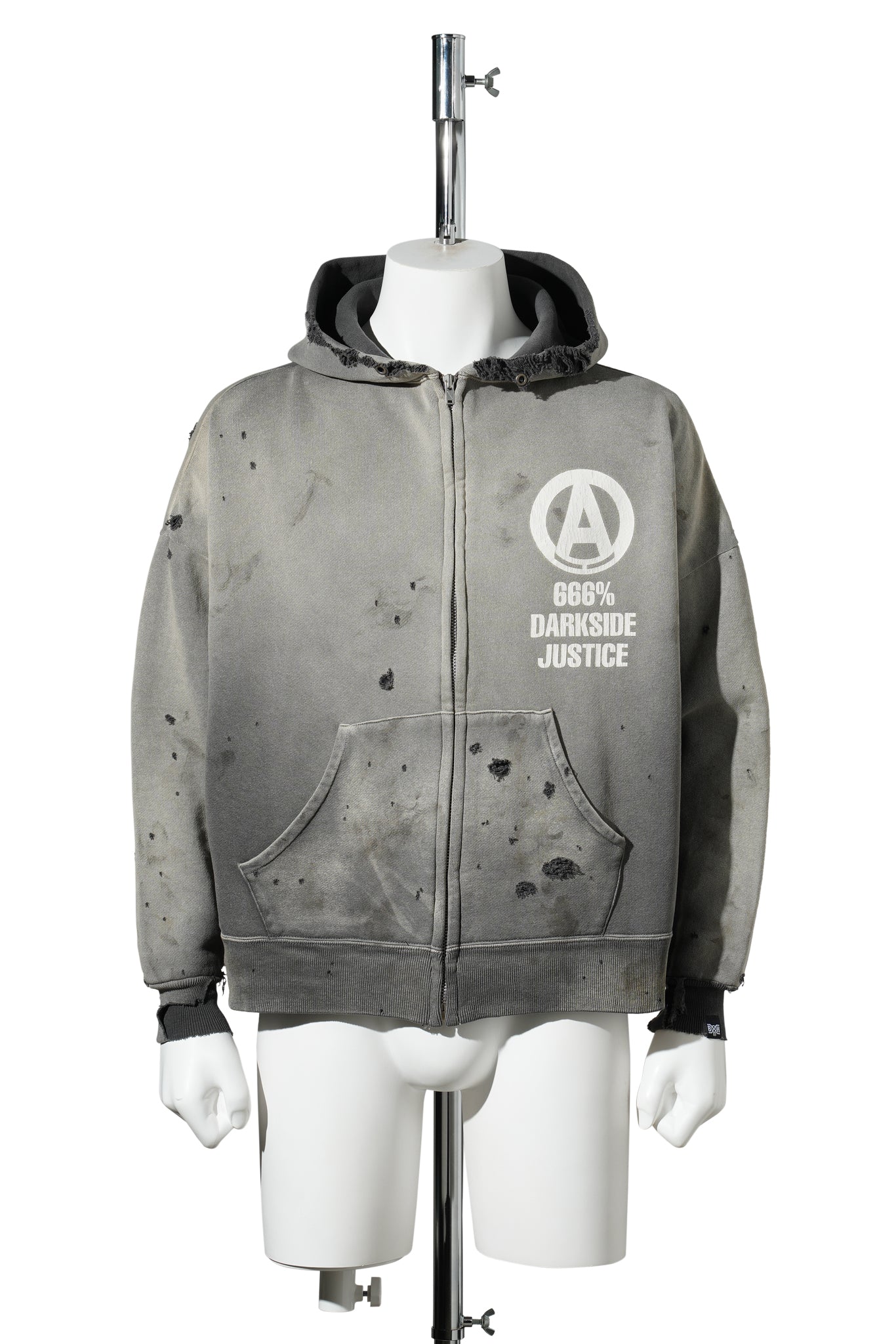 SAINT Mxxxxxx x BOUNTY HUNTER BH_ZIP HOODIE/SNT HUNTER / CHARCOAL