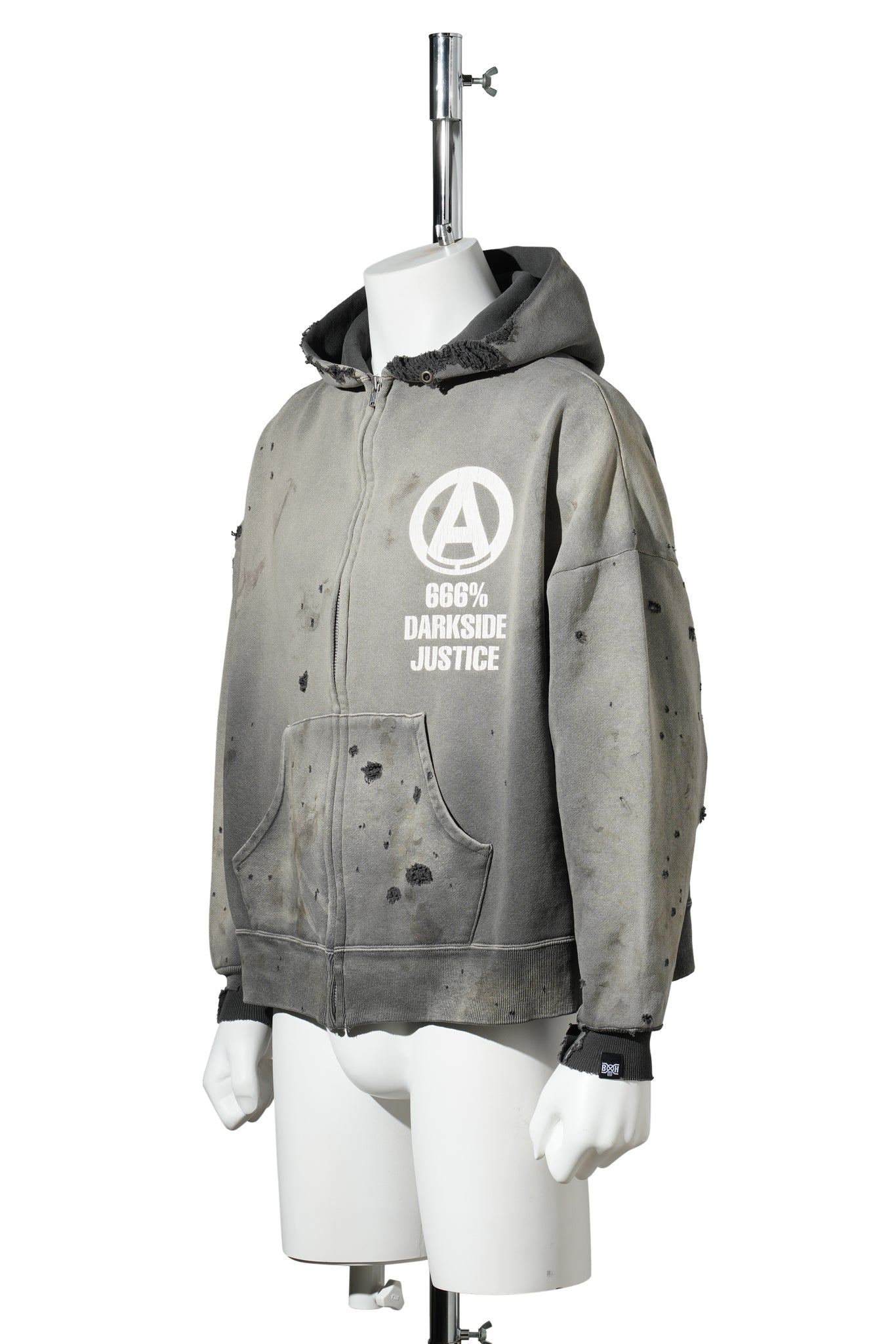 SAINT Mxxxxxx x BOUNTY HUNTER BH_ZIP HOODIE/SNT HUNTER / CHARCOAL