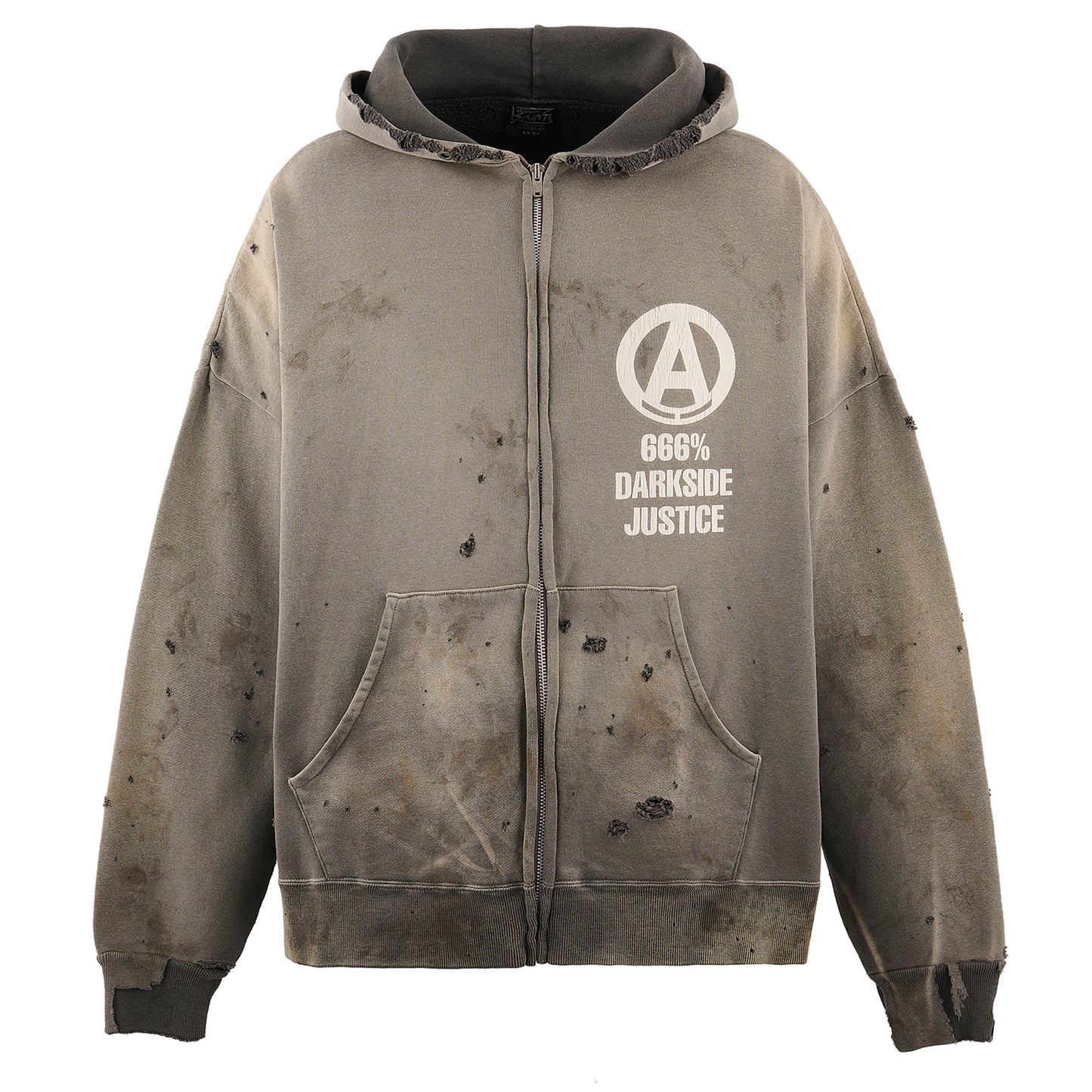 SAINT Mxxxxxx x BOUNTY HUNTER BH_ZIP HOODIE/SNT HUNTER / CHARCOAL
