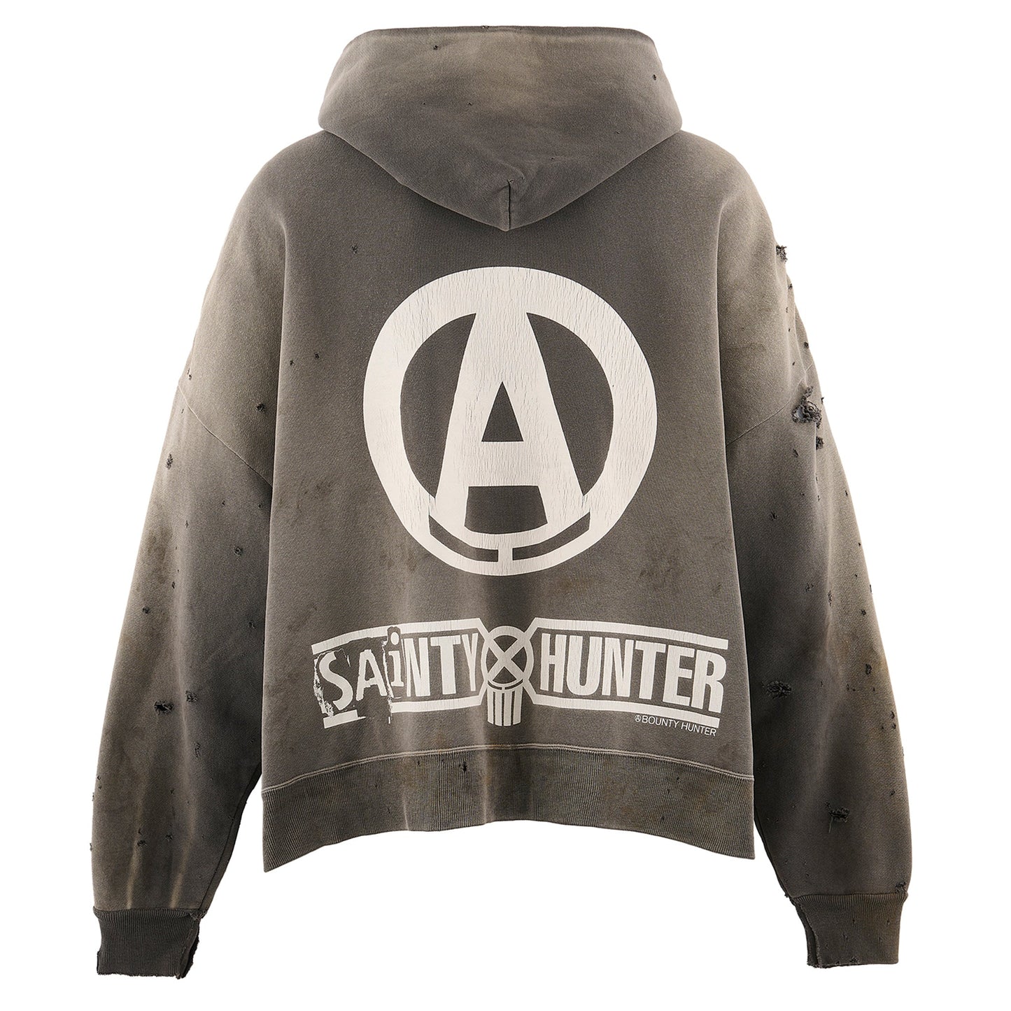 SAINT Mxxxxxx x BOUNTY HUNTER BH_ZIP HOODIE/SNT HUNTER / CHARCOAL