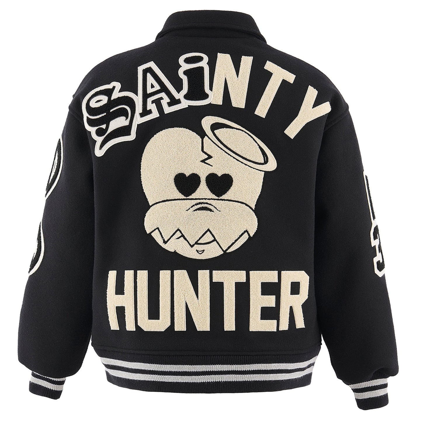 SAINT Mxxxxxx x BOUNTY HUNTER BH_VARSITY JKT/SNT HUNTER / BLACK