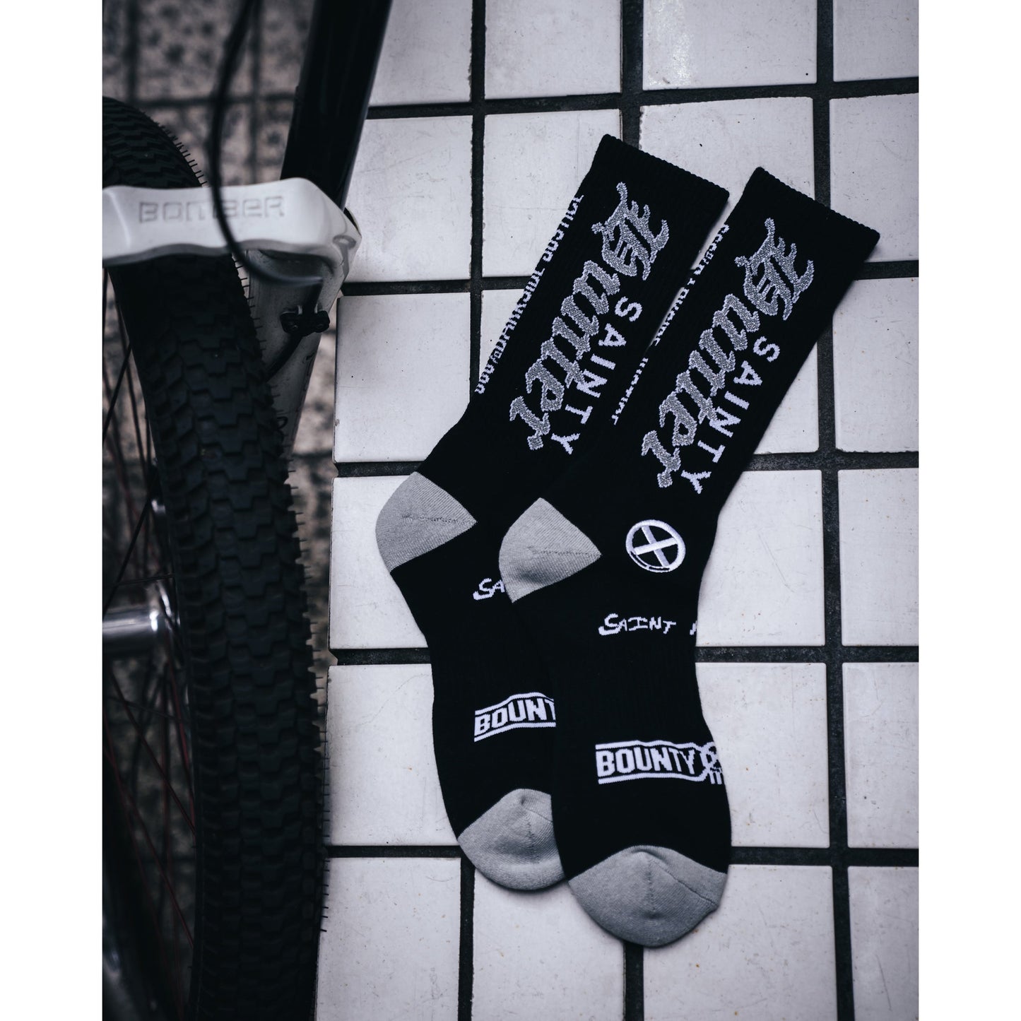 SAINT Mxxxxxx x BOUNTY HUNTER BH_SOCKS/SAINTY HUNTER / BLACK