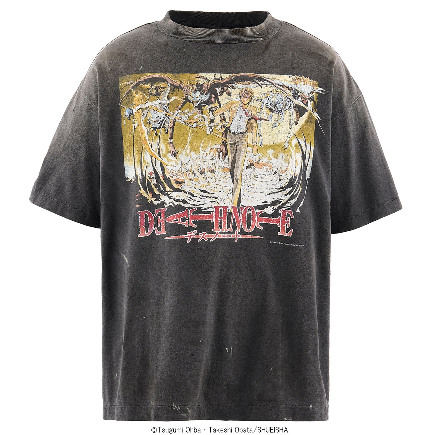 SAINT Mxxxxxx x DEATH NOTE DN_SS T-SHIRT/DETH NOTE / BLACK