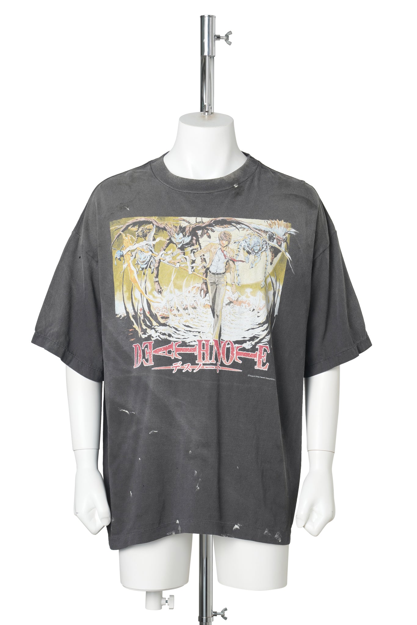 SAINT Mxxxxxx x DEATH NOTE DN_SS T-SHIRT/DETH NOTE / BLACK