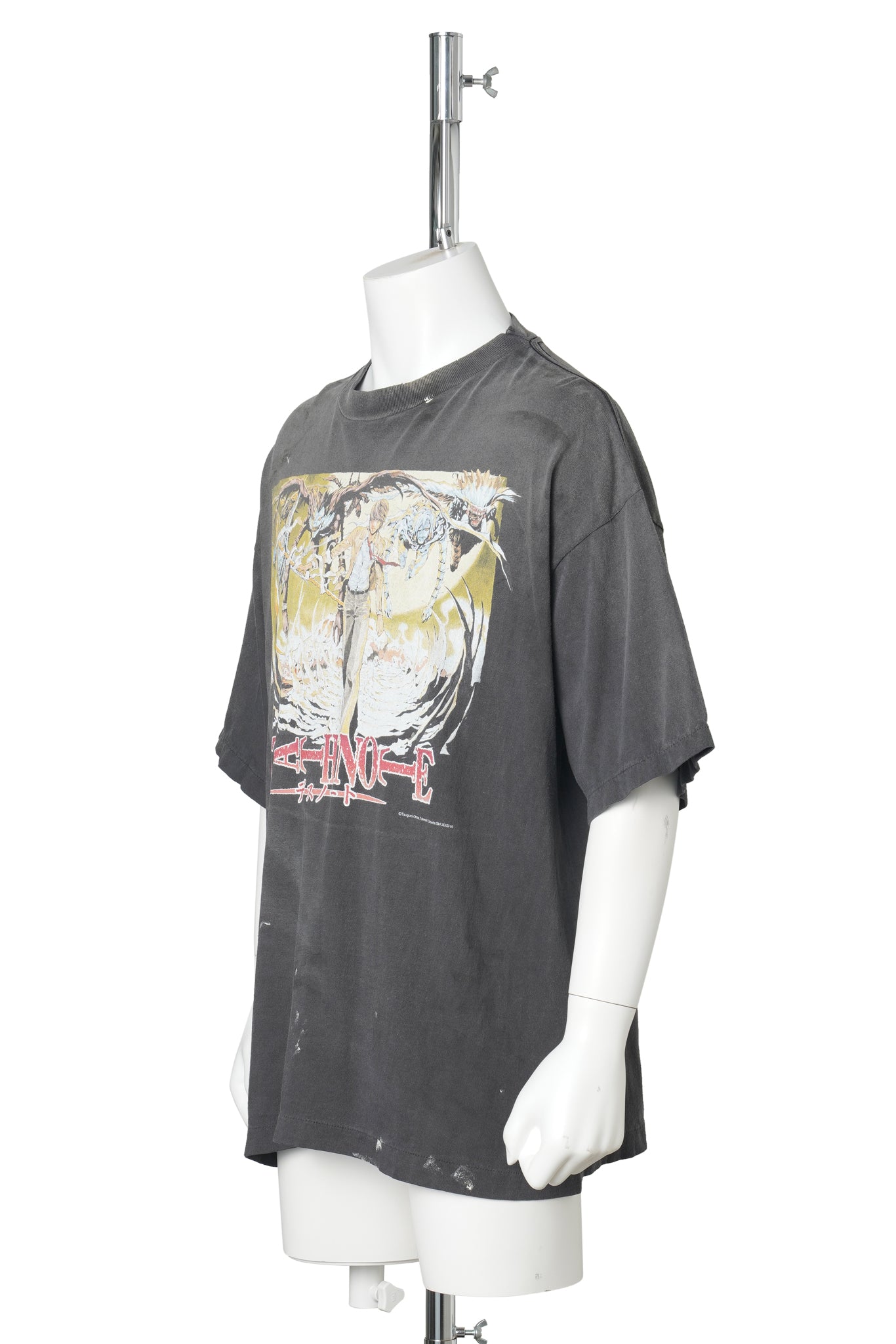 SAINT Mxxxxxx x DEATH NOTE DN_SS T-SHIRT/DETH NOTE / BLACK