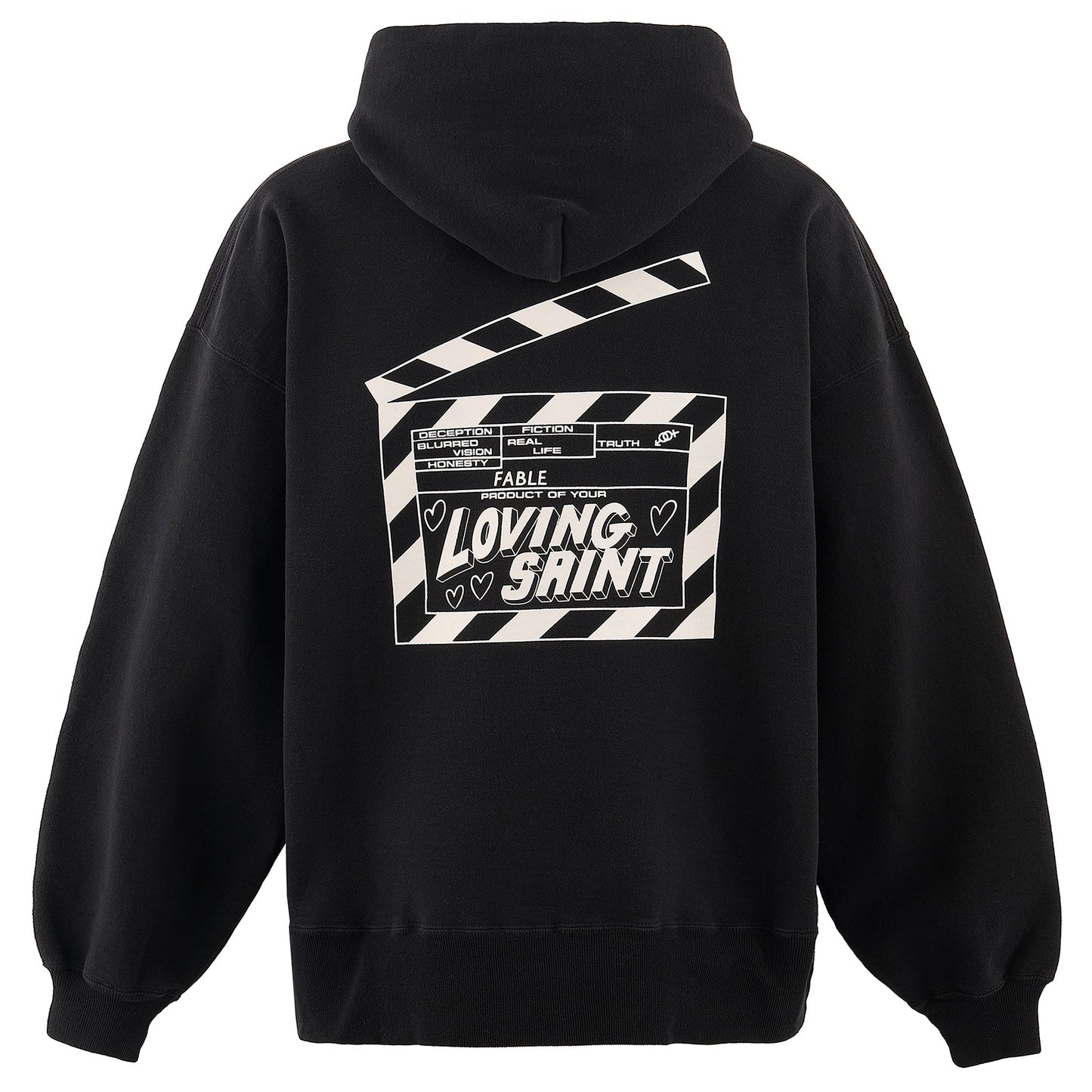 HOODIE/I LOVE SAINT / BLACK