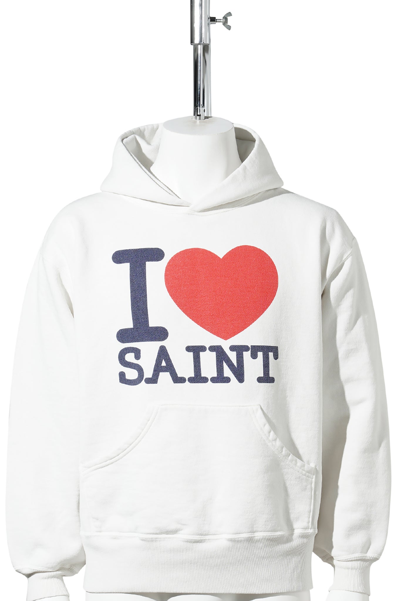 HOODIE/I LOVE SAINT / WHITE