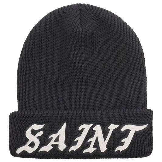 KNIT CAP/SAINT / BLACK