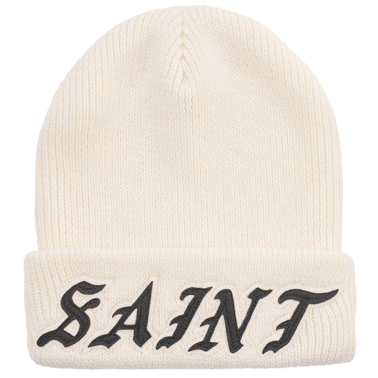 KNIT CAP/SAINT / WHITE