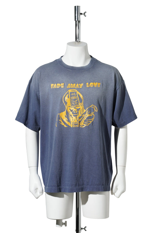 SAINT Mxxxxxx x A BATHING APE® BAPE_SS T-SHIRT/FADE AWAY LV / NAVY