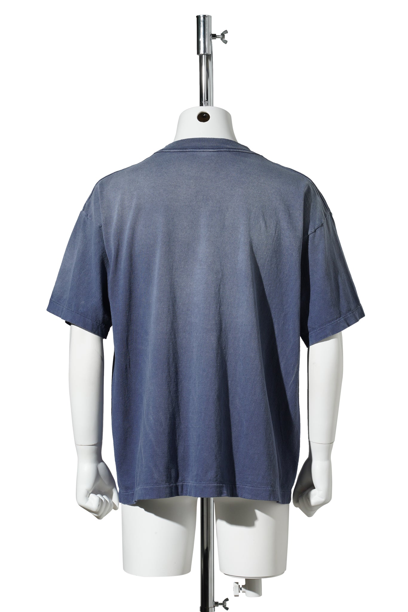 SAINT Mxxxxxx x A BATHING APE® BAPE_SS T-SHIRT/FADE AWAY LV / NAVY