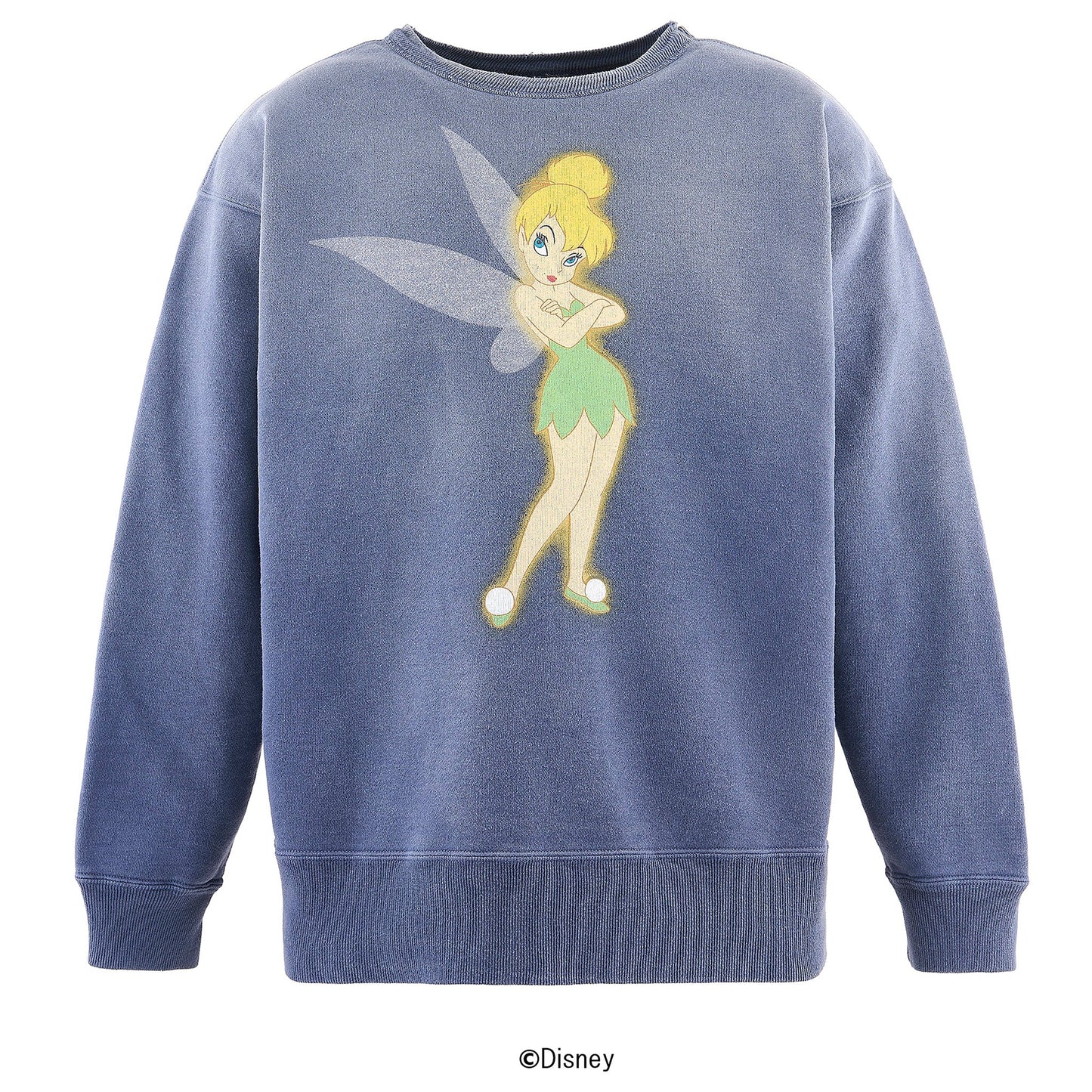 SAINT Mxxxxxx x Disney DSN_CRW NK SWT/TINKER BELL / NAVY