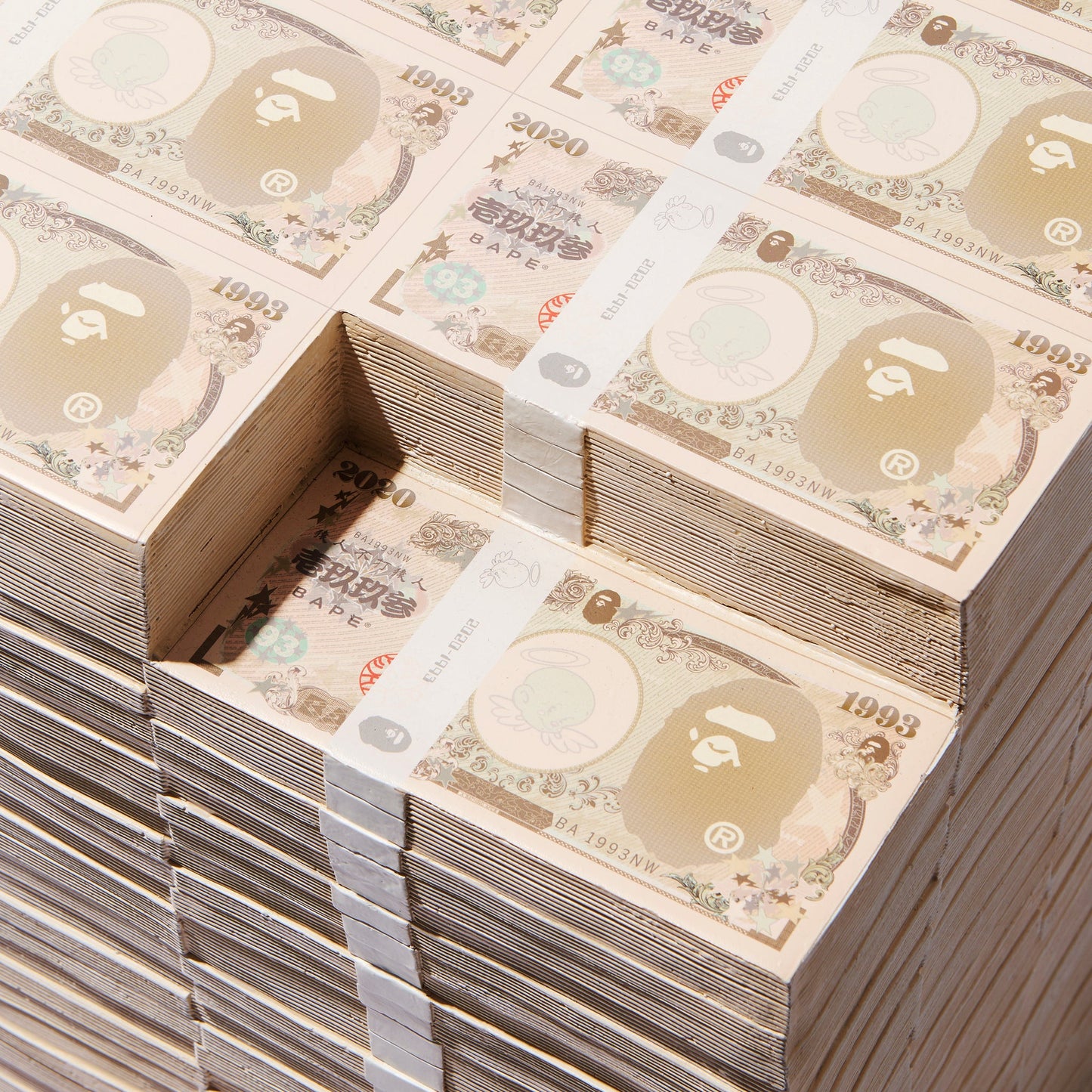 SAINT Mxxxxxx x A BATHING APE® BAPE_STOOL/APE / WHITE