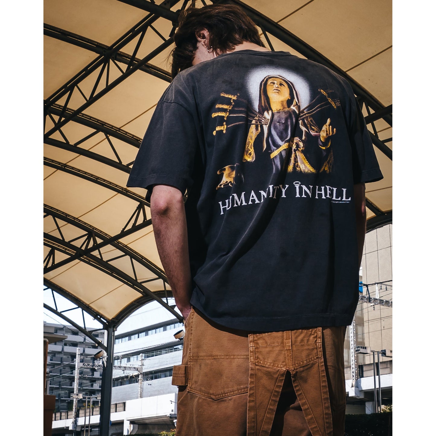 SS T-SHIRT/JESUS / BLACK