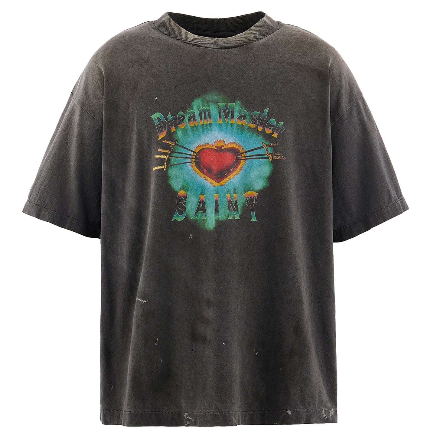 SS T-SHIRT/HEART / BLACK