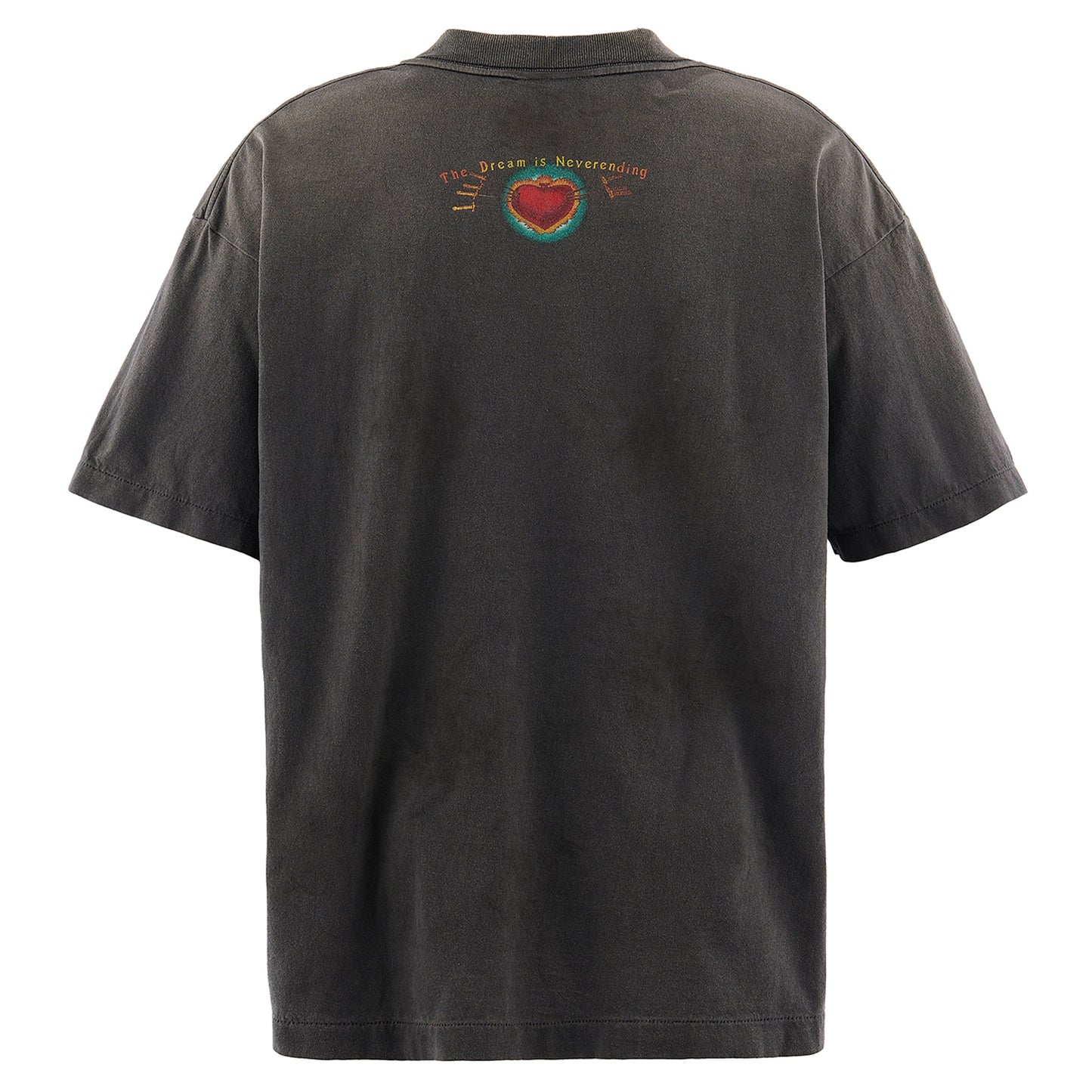 SS T-SHIRT/HEART / BLACK