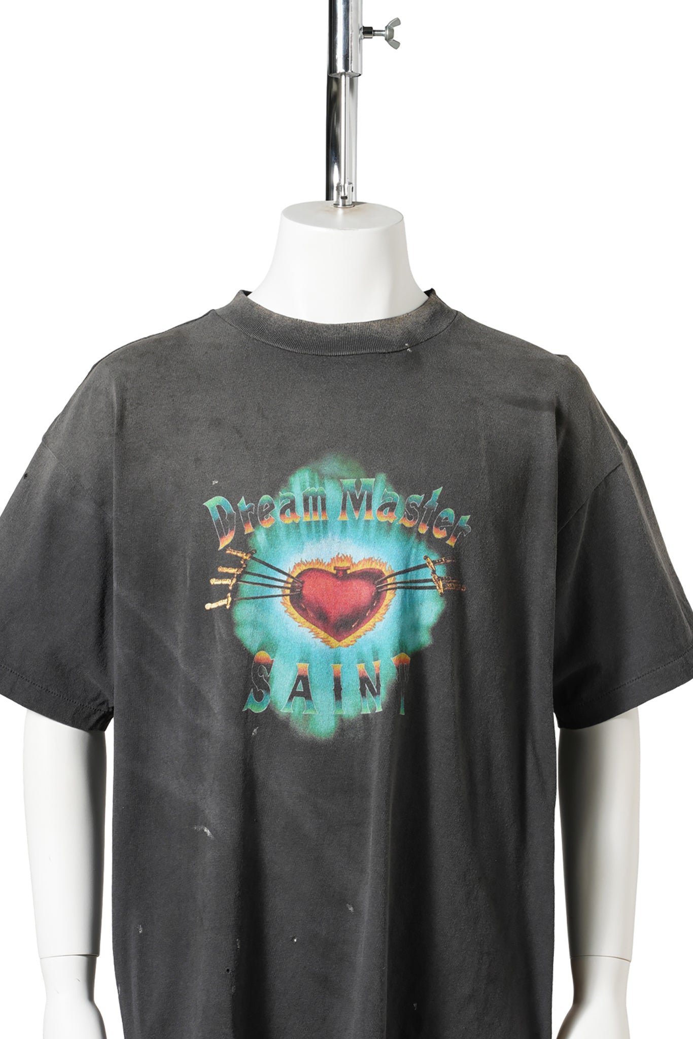 SS T-SHIRT/HEART / BLACK