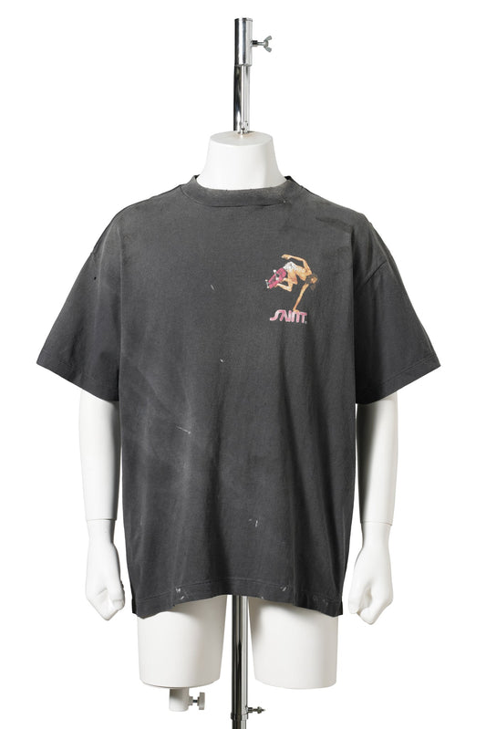 SS T-SHIRT/SKATE / BLACK