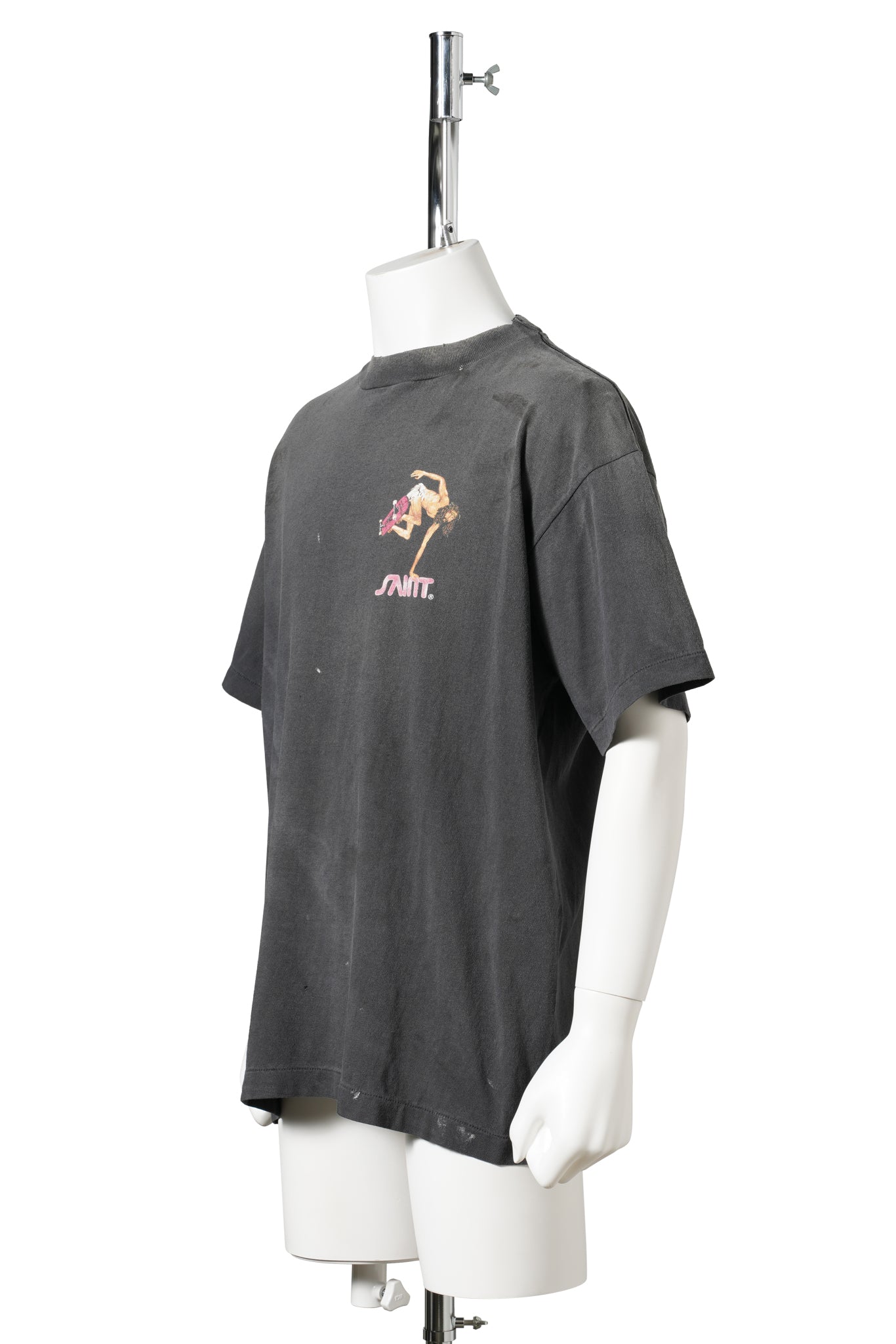 SS T-SHIRT/SKATE / BLACK