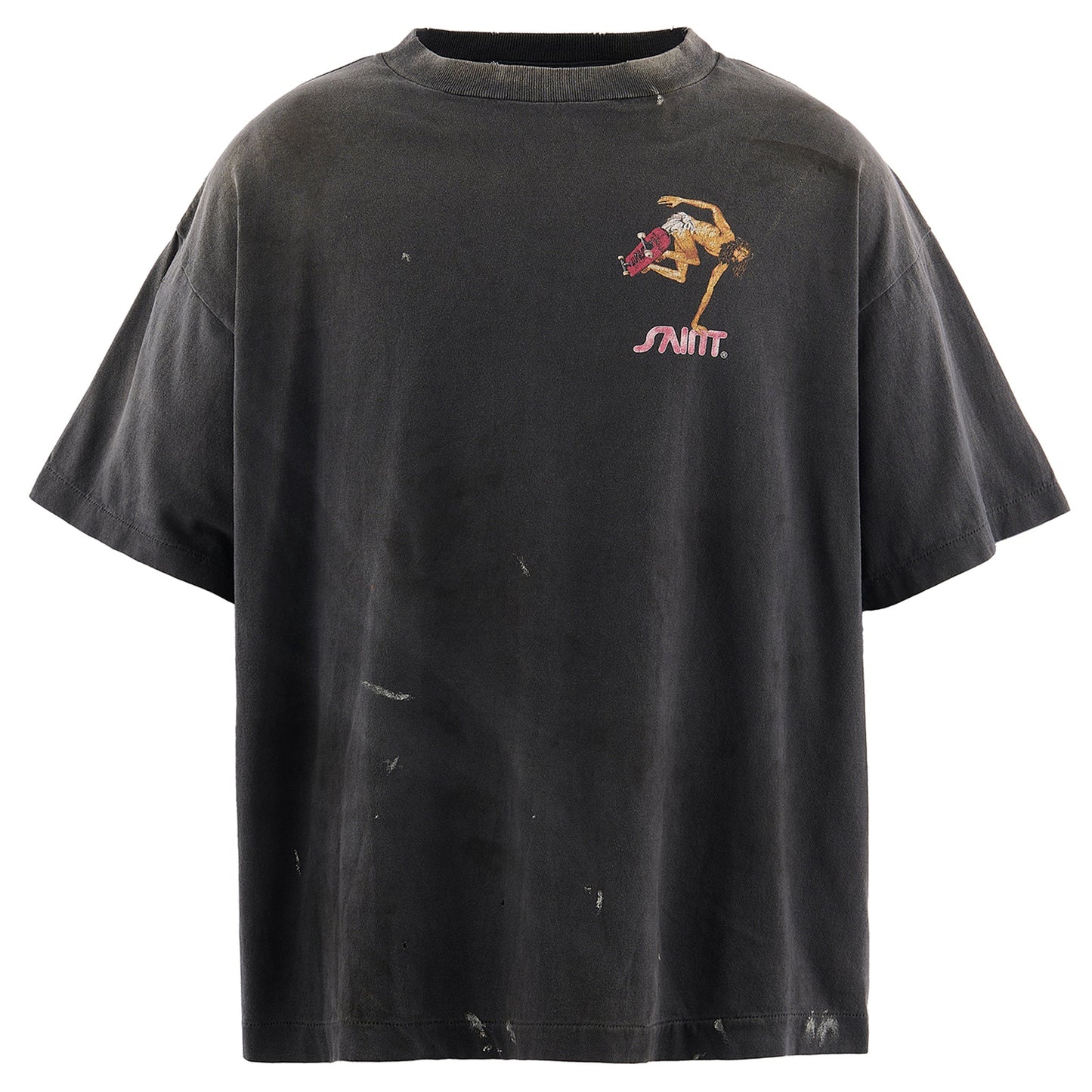 SS T-SHIRT/SKATE / BLACK