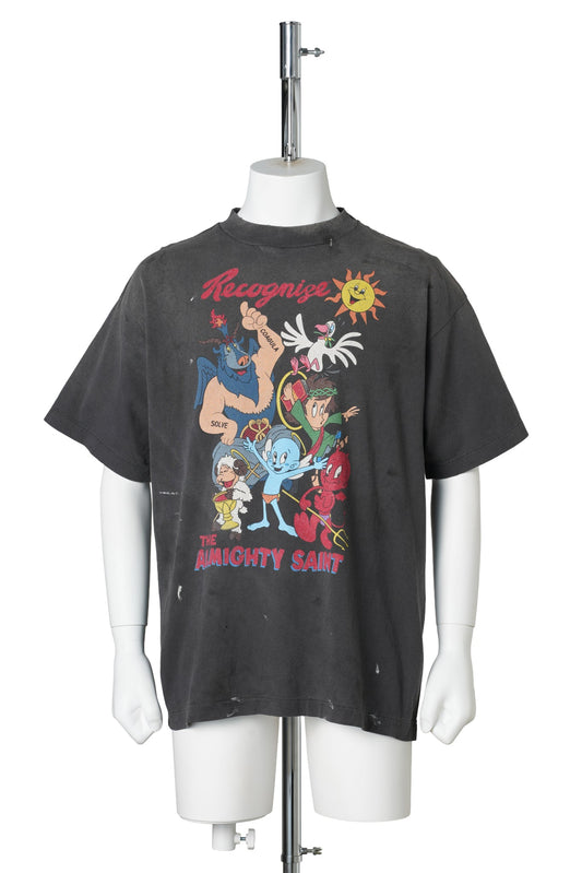 SS T-SHIRT/ALMITHY SAINT / BLACK