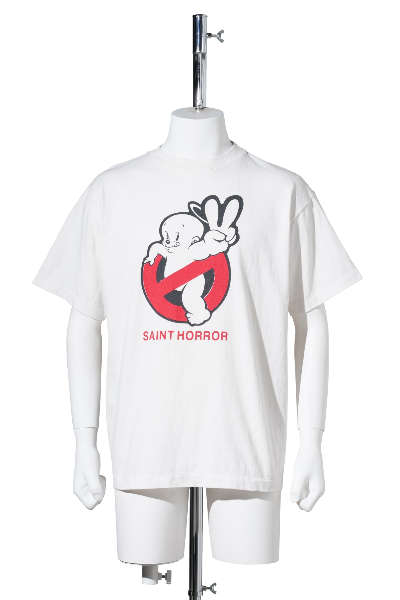 SS T-SHIRT/SAINT HORROR / WHITE