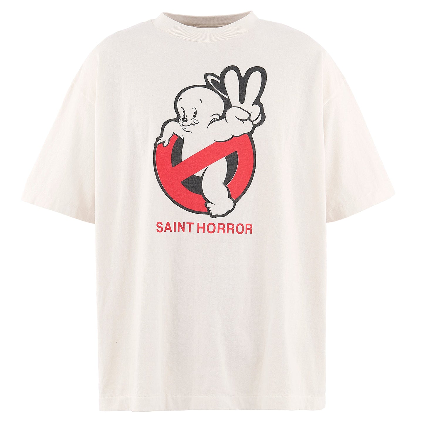 SS T-SHIRT/SAINT HORROR / WHITE