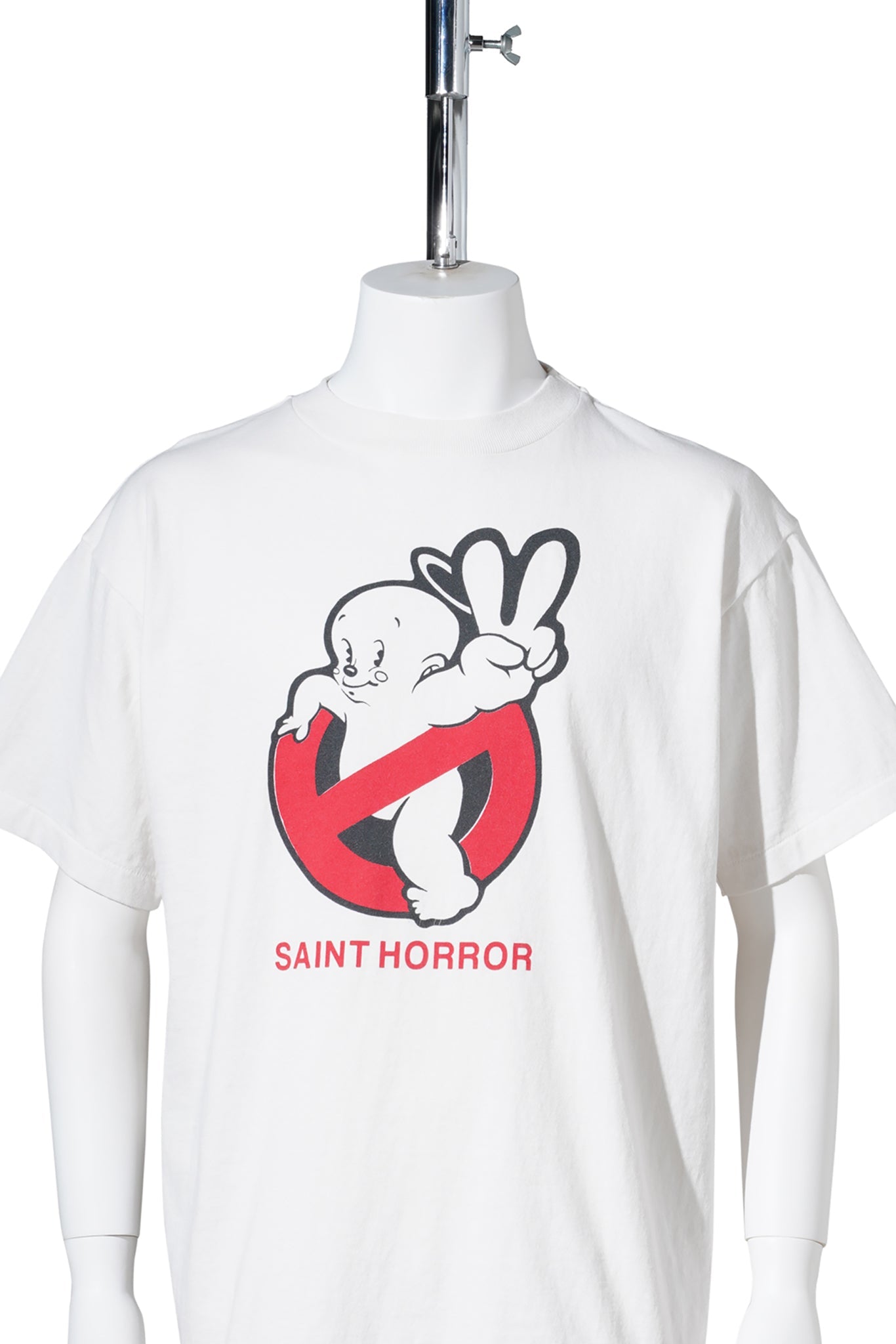 SS T-SHIRT/SAINT HORROR / WHITE