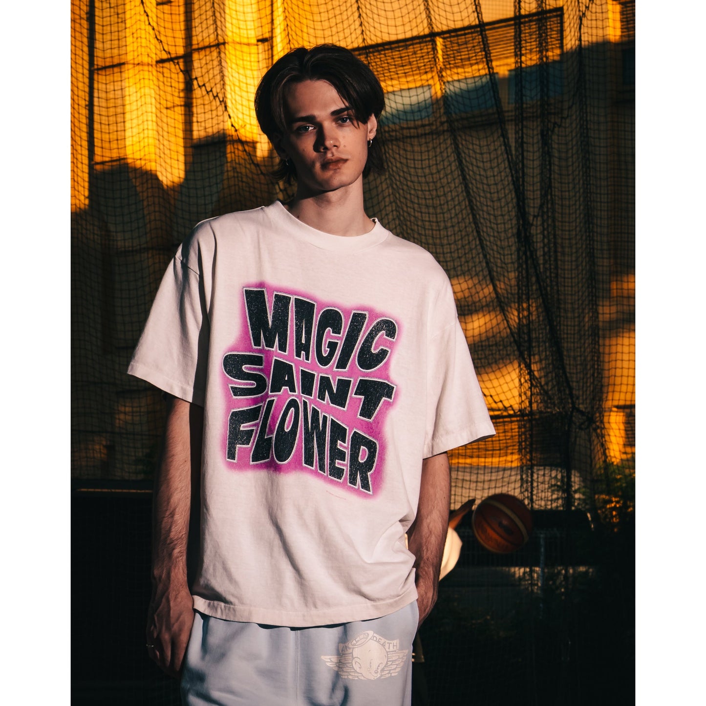 SS T-SHIRT/MAGIC SAINT / WHITE