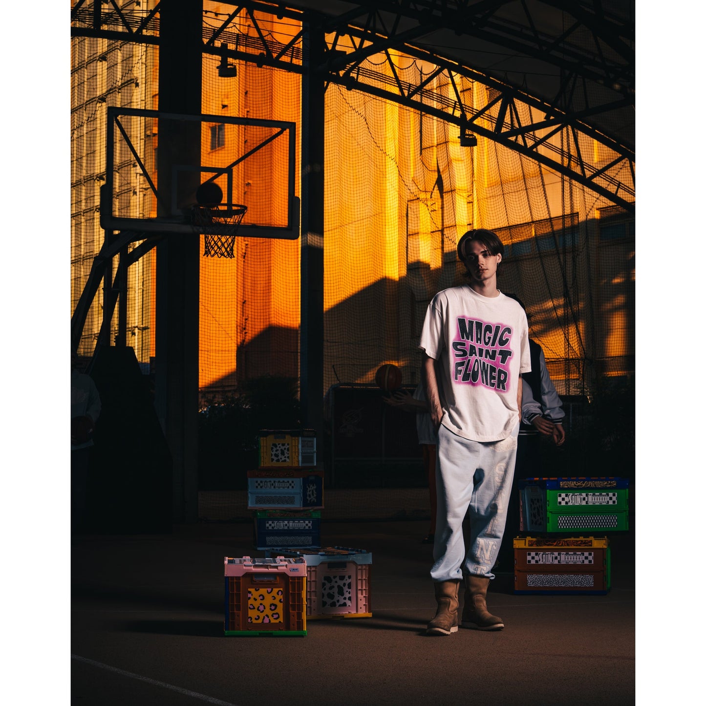 SS T-SHIRT/MAGIC SAINT / WHITE