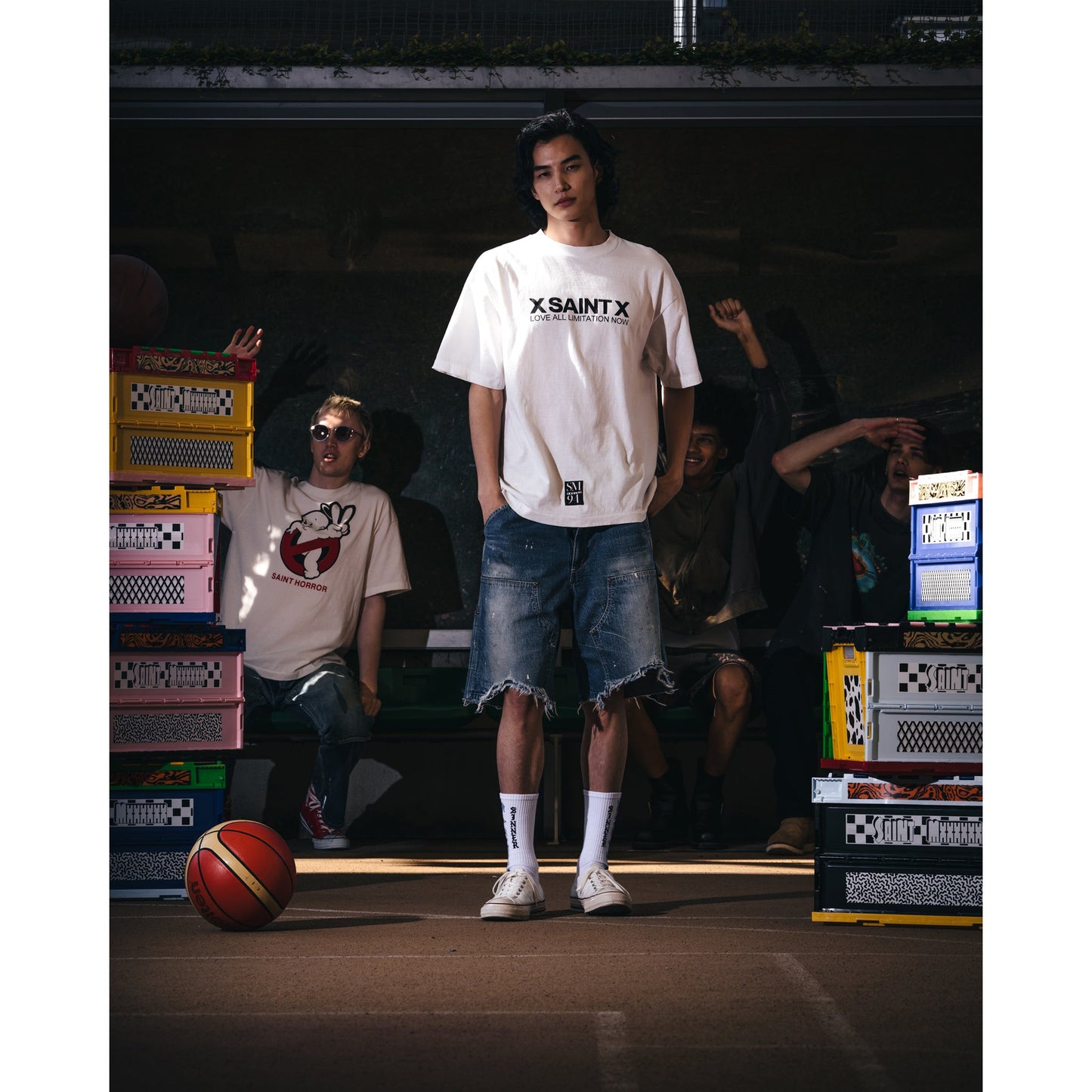 SS T-SHIRT/X SAINT X / WHITE