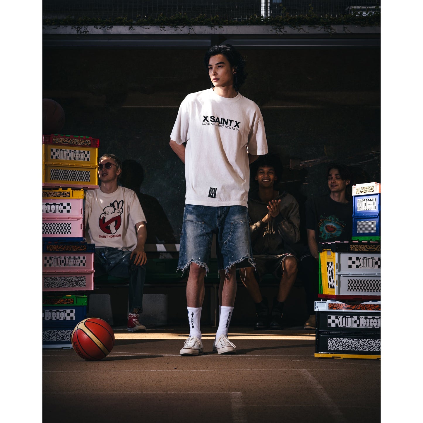 SS T-SHIRT/X SAINT X / WHITE