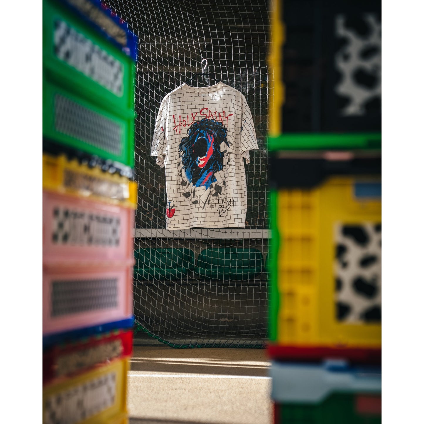 SS T-SHIRT/HOLY SAINT / WHITE