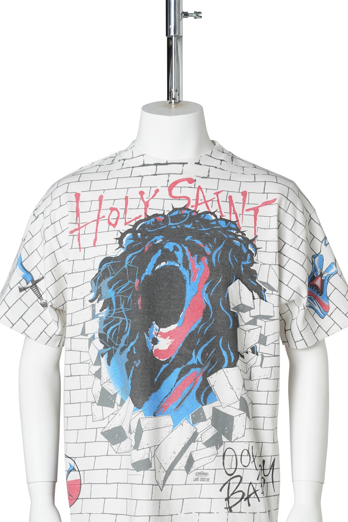 SS T-SHIRT/HOLY SAINT / WHITE