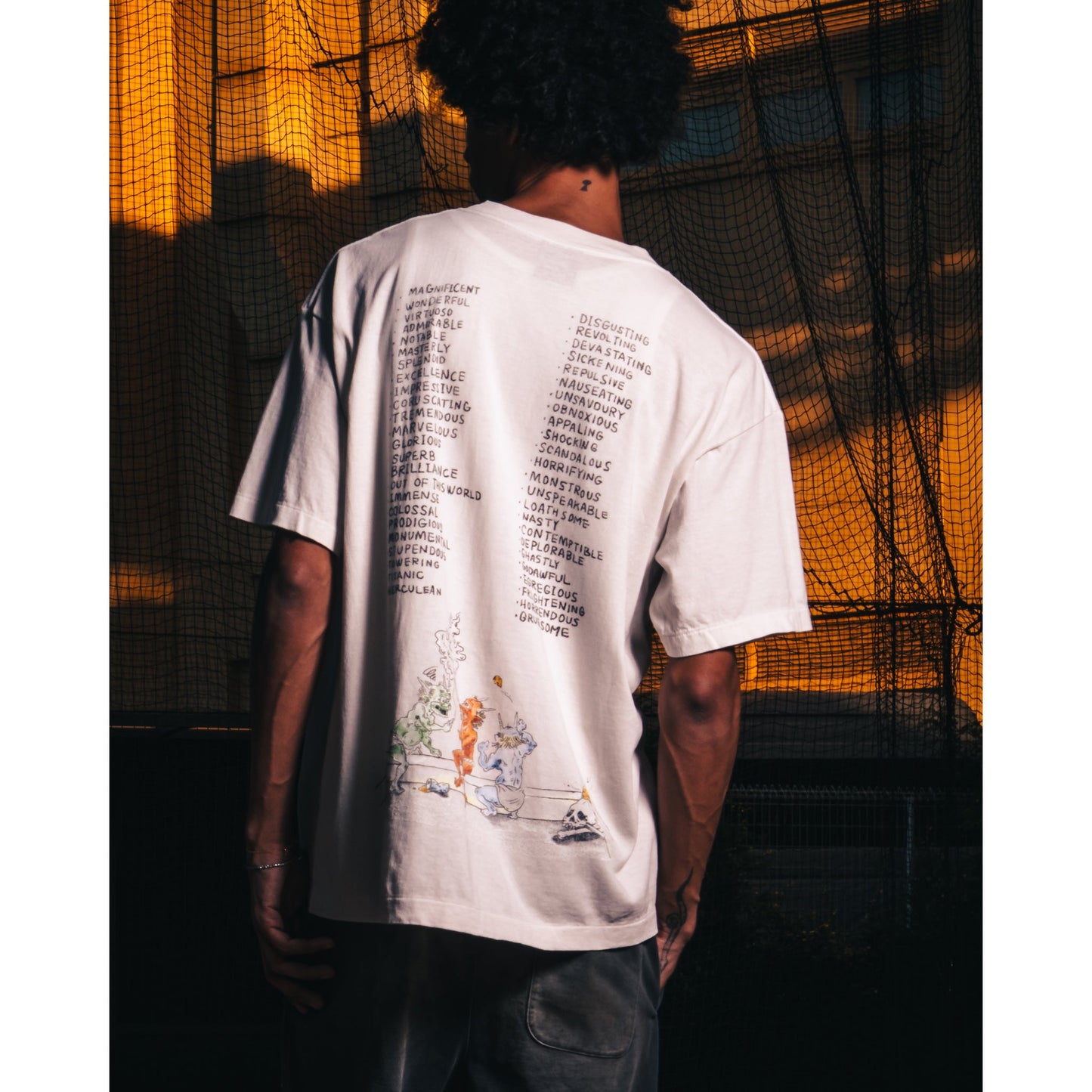 SS T-SHIRT/SAINT WET / WHITE