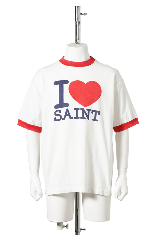SS T-SHIRT/I LOVE SAINT / WHITE