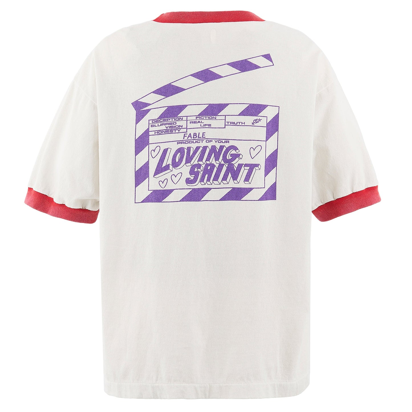 SS T-SHIRT/I LOVE SAINT / WHITE