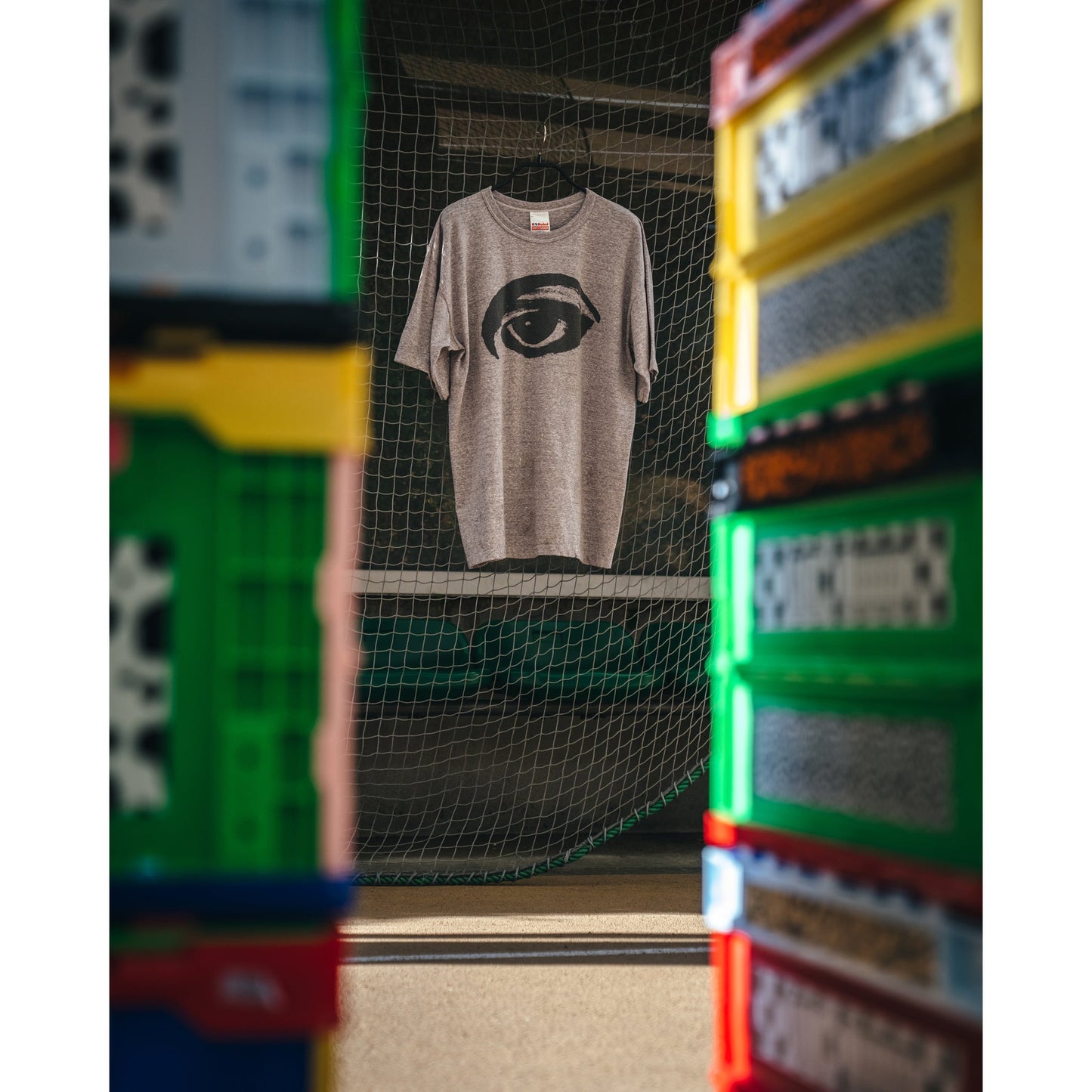 SS T-SHIRT/EYE / GRAY