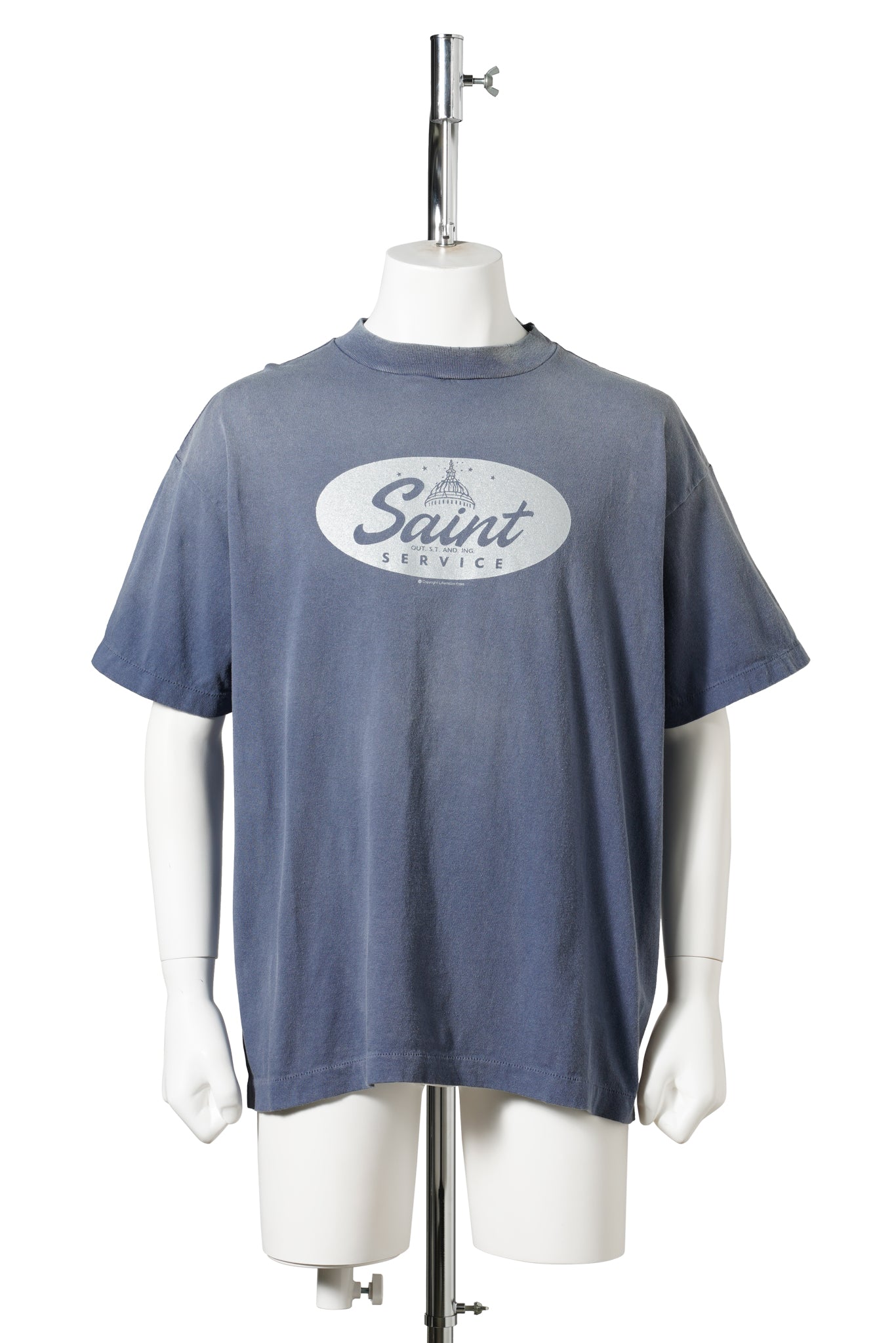 SS T-SHIRT/SAINT SERVICE / NAVY