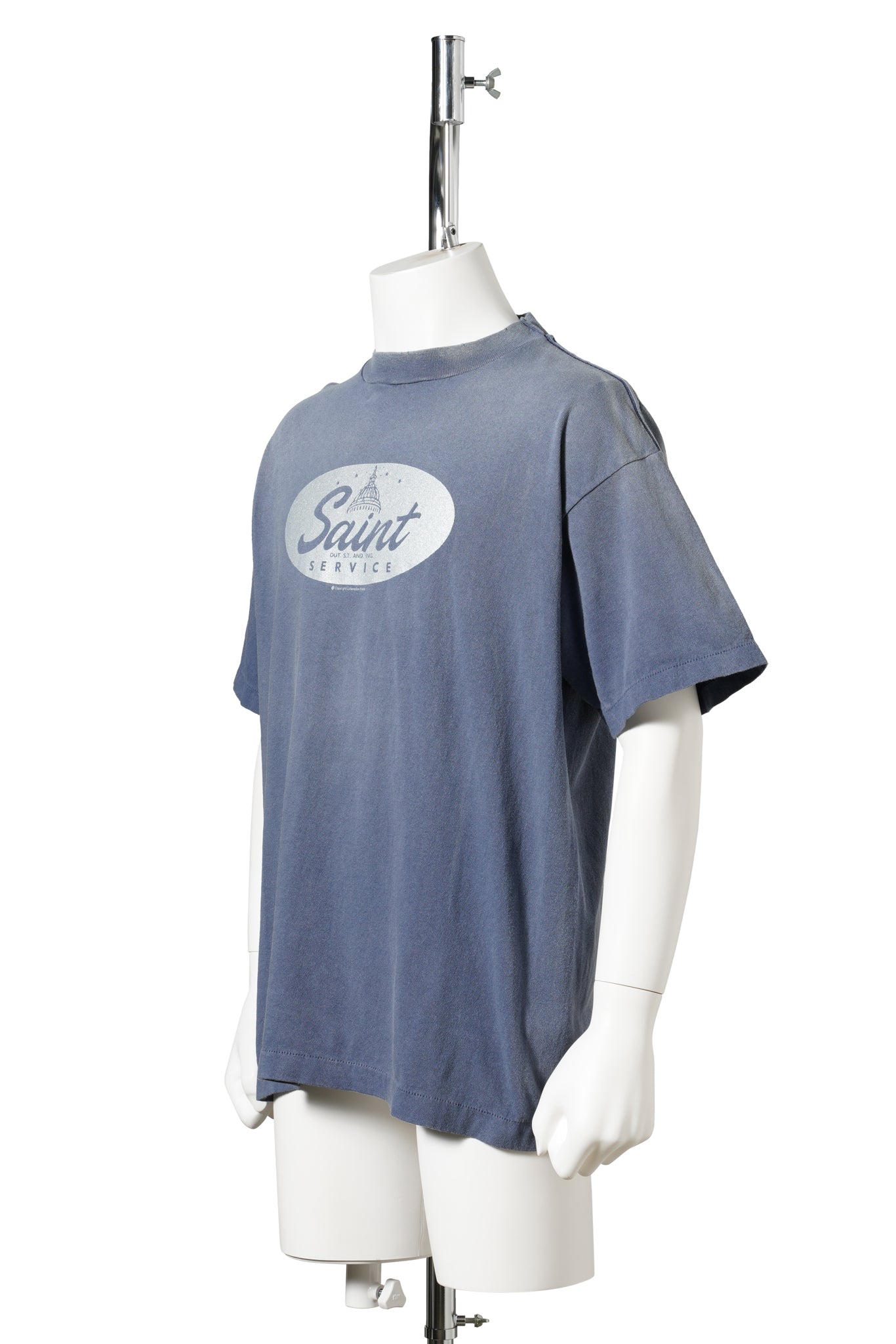 SS T-SHIRT/SAINT SERVICE / NAVY
