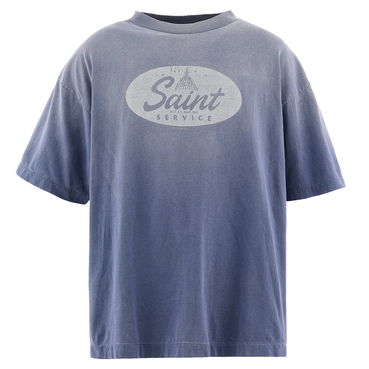 SS T-SHIRT/SAINT SERVICE / NAVY