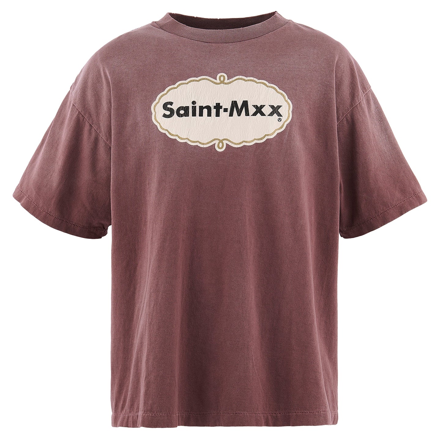 SS T-SHIRT/SAINT MXX / BURGUNDY
