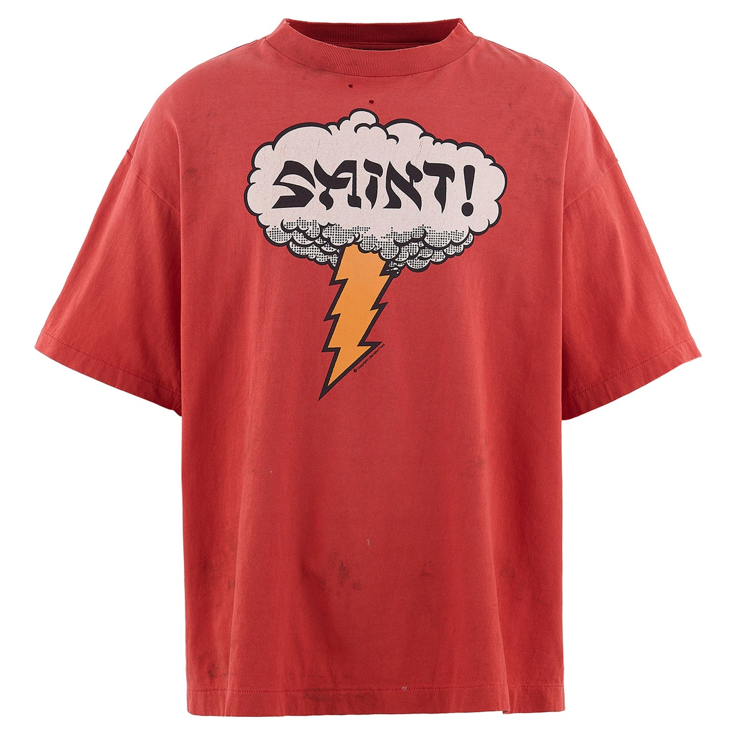 SS T-SHIRT/SAINT! / RED