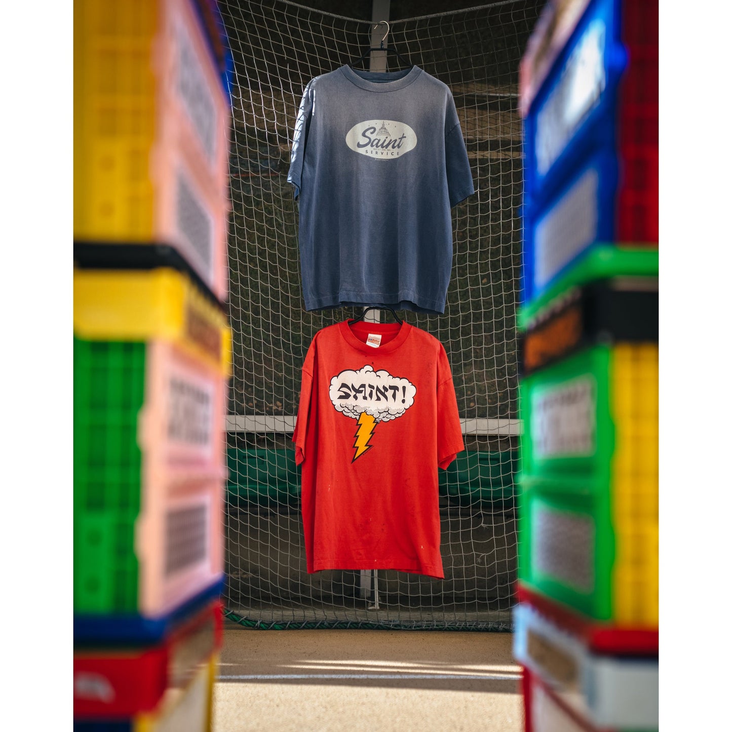 SS T-SHIRT/SAINT! / RED