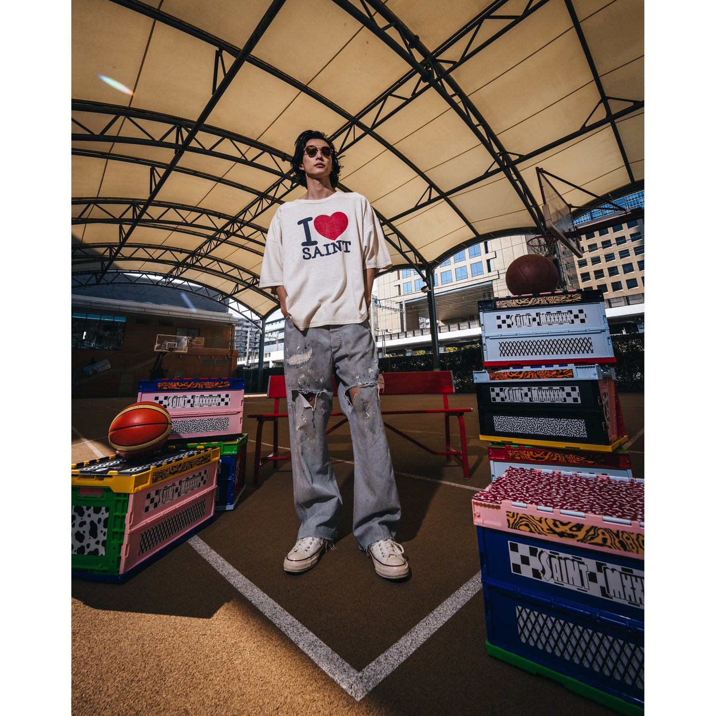 SS T-SHIRT/FOOTBALL / WHITE