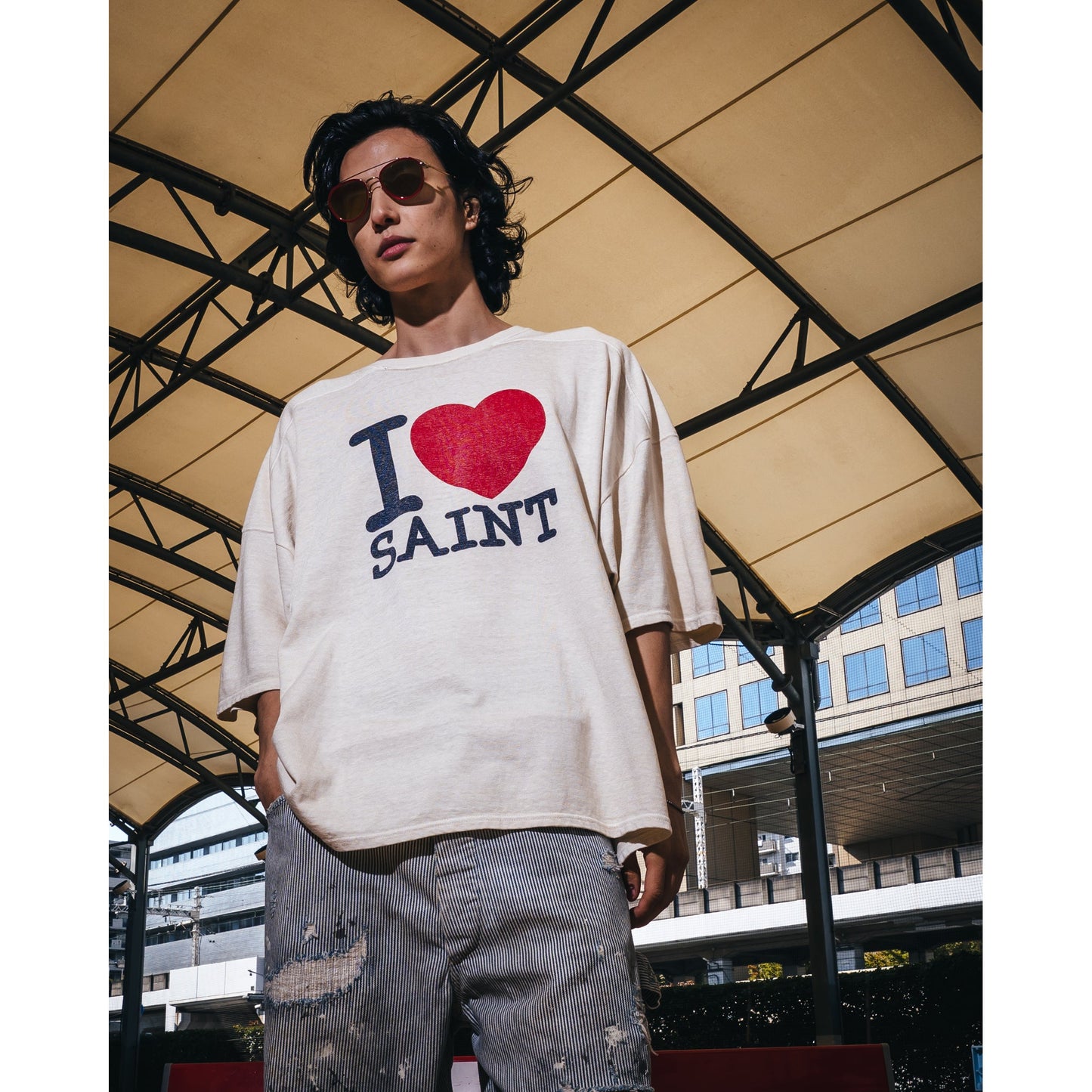 SS T-SHIRT/FOOTBALL / WHITE